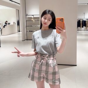 버버리 클래식 체크 코튼 숏팬츠
