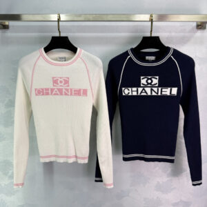 샤넬 라운드 니트