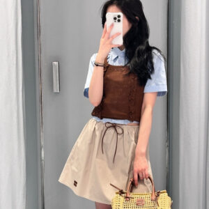 미우미우 파나마 코튼 스커트 Miu Miu Panama Cotton Skirt 1-1