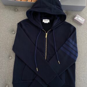 라이트 네이비 후드집업