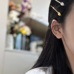Celine简约风凯旋门一字夹