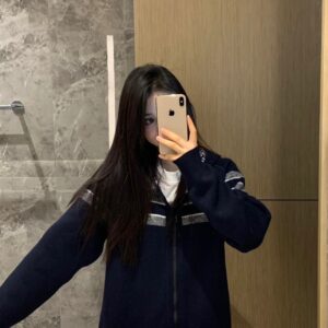 디올 리버서블 후드 지퍼 가디건 Dior Oblique 테크니컬 캐시미어 054G12AM055_X5820 1