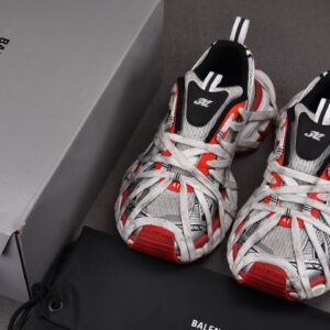【XA】발렌시아가 3XL 그레이 레드 balenciaga