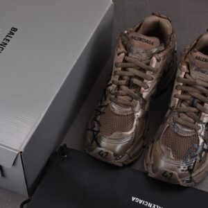【XA】Balenciaga Runner 다크 브라운 블랙 그래피티 발렌시아가