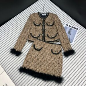 샤넬 재킷+하이웨이스트 스커트