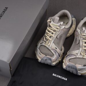 [GOOD]발렌시아가 스테이플러 Balenciaga STAPLER Beige Grey 베이지 그레이