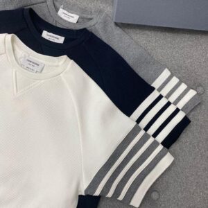 [TJ공장] 톰브라운 22ss 와플패턴 4선 반팔 (3color) (남녀공용)