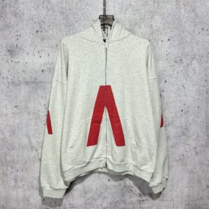 [사슬공장] 발렌시아가 아카이브 시리즈 커넥티드 후드집업 라이트 그레이 balenciaga 남녀공용