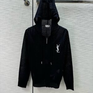 생로랑 니트 집업