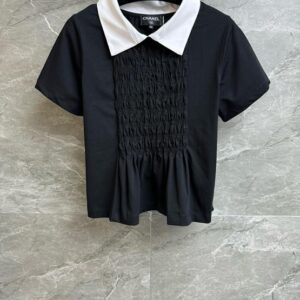 샤넬 25P 카라 블라우스