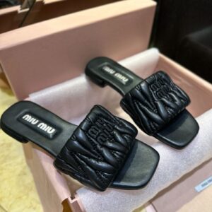 미우미우 마테라쎄 슬리퍼