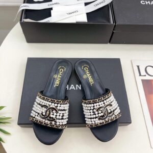 샤넬 25ss 진주 슬리퍼