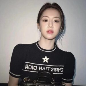 디올 크리스찬 로고 퍼프 니트