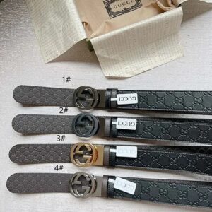 구찌 GG 수프림 인터로킹G 벨트 3.8cm