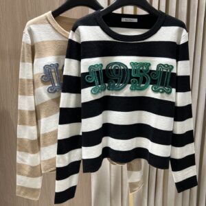 막스마라 1951 MaxMara Striped Wool Sweater