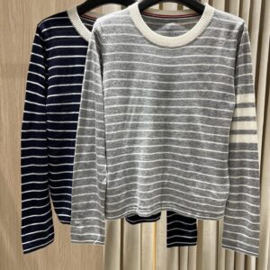 톰브라운 Thom Browne Merino Wool Striped Knit Sweater