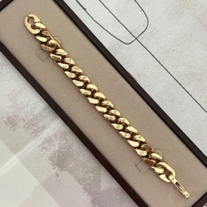 루이비통 체인링크 브레이슬릿 골드 21cm