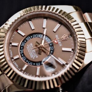 로렉스(ROLEX) 스카이-드웰러 에버로즈골드(초코판)