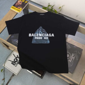 [M~2XL]발렌시아가 라운드넥 반팔 티셔츠 2color