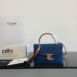 CELINE 셀린느 틴 니노 백 데님 118112GFF.05DT