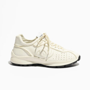 [225~260] CHANEL 샤넬 카프스킨 화이트 스니커즈 G46252-B19203-NACUT