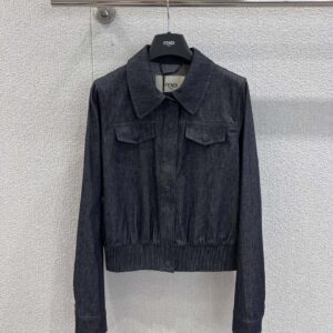 펜디(FENDI) 크롭 데님 자켓