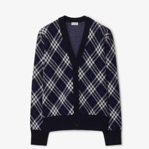 [M~XL]버버리 체크 울 블렌드 가디건 81113831