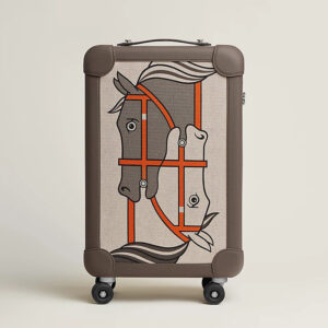 HERMES 에르메스 Quadrige 프린티드 H 플륌 캔버스 캐리어 H087172CMAA