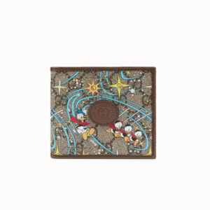 구찌 x 디즈니 도날드 덕 반지갑 베이지 에보니 647937-2N9AT-8679