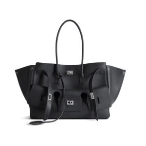 BALENCIAGA 발렌시아가 벨 에어 미디엄 캐리 올 백 블랙 8054812ABAW1000