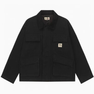 [M~2XL]스투시 멀티포켓 카라자켓 블랙
