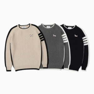 [M~2XL]톰브라운 TB 라운드넥 4바 스웨터 2color