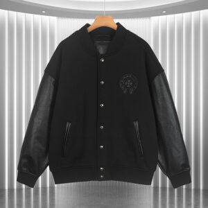[S~XL]크롬하츠 레더 홀스슈 야구점퍼