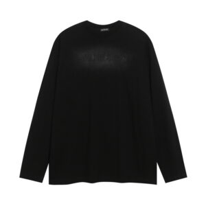 [S~XL]발렌시아가 빈티지 워싱 자수 로고 긴팔 티셔츠 2color