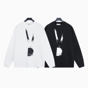 [S~XL]메종마르지엘라 네임택 프린트 롱슬리브 티셔츠 2color