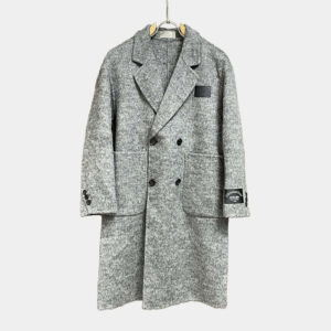 [S~2XL]디올 남성 더블버튼 핸드메이드 롱 코트 그레이