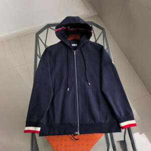 [S~2XL]몽클레어 삼선라인 와펜 후드집업