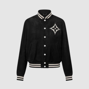 [S~XL]루이비통 블랙 스웨이드 램스킨 봄버 블루종 재킷 1AFXEO