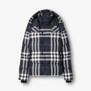 [S~XL]버버리 디태처블 후드 나이트 체크 퍼퍼 재킷 80592121