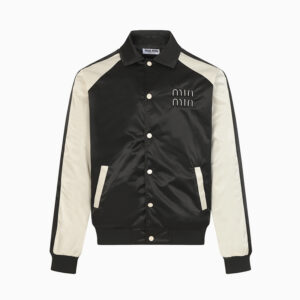 [S~XL]미우미우 배색 나일론 카라 자켓