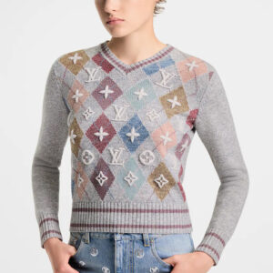 [S~L]루이비통 3D Signature Argyle Pullover 니트 1AIQE1