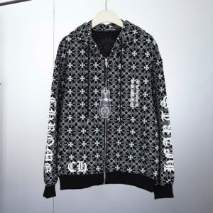 [S~XL]크롬하츠 크로스 패턴 홀스슈 후드집업