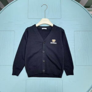 [키즈][100~170]버버리 곰돌이 자수로고 패치 가디건 3color