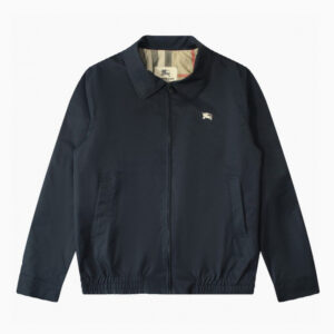[S~XL]버버리 자수 라펠 재킷 코트 블랙