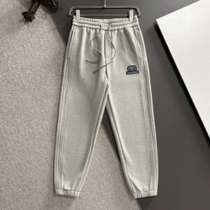 [M~3XL]발렌시아가 BB 자수로고 패치 밴딩팬츠 2color