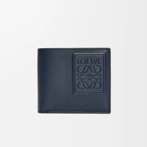 LOEWE 로에베 새틴 카프스킨 바이폴드 지갑 C565302X02-5544
