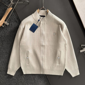 [M~3XL]루이비통 LV로고 뱃지 집업 가디건