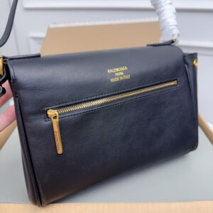BALENCIAGA 발렌시아가 벨 에어 플랩백 XS 블랙 8337712ABAV1000