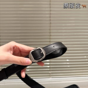 크롬하츠 가죽 숄더백