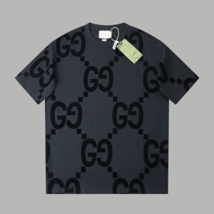 [S~XL]구찌 GG 플란넬 빅 올오버 반팔티셔츠